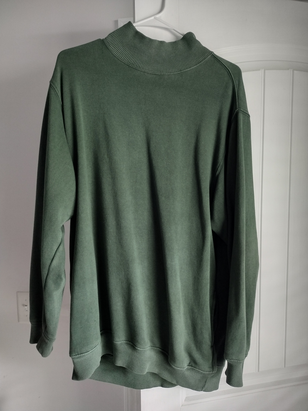 Aerie Olive Green Mock Neck Pullover